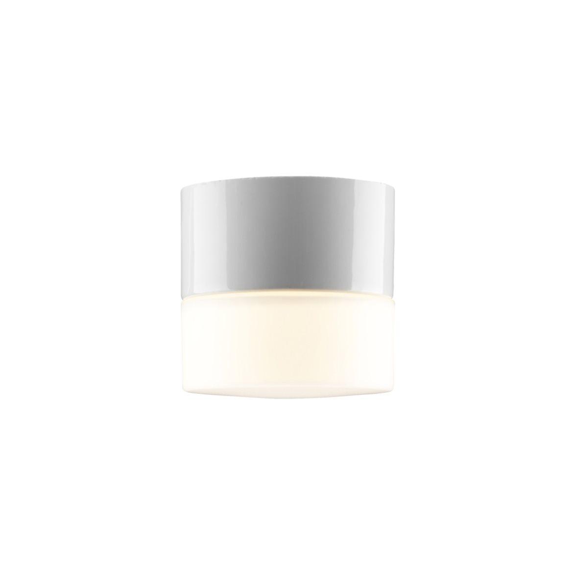 IFÖ Electric Opus plafond 100/100 LED, vit/opal | Badrumsbelysning - Taklampor badrum | Lampspecialisterna