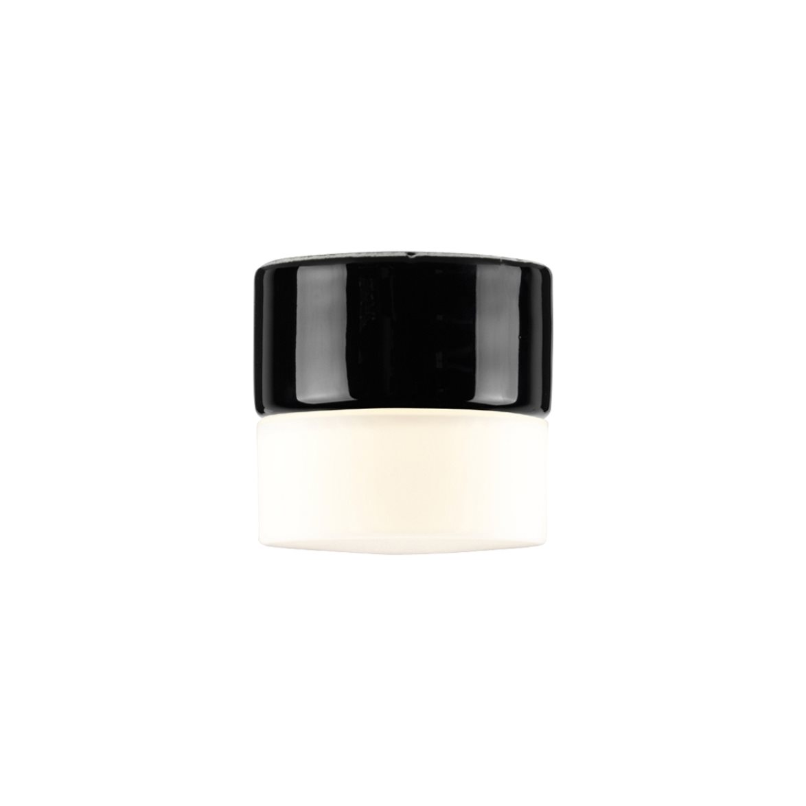 IFÖ Electric Opus plafond 100/100, svart/opal | Badrumsbelysning - Taklampor badrum | Lampspecialisterna
