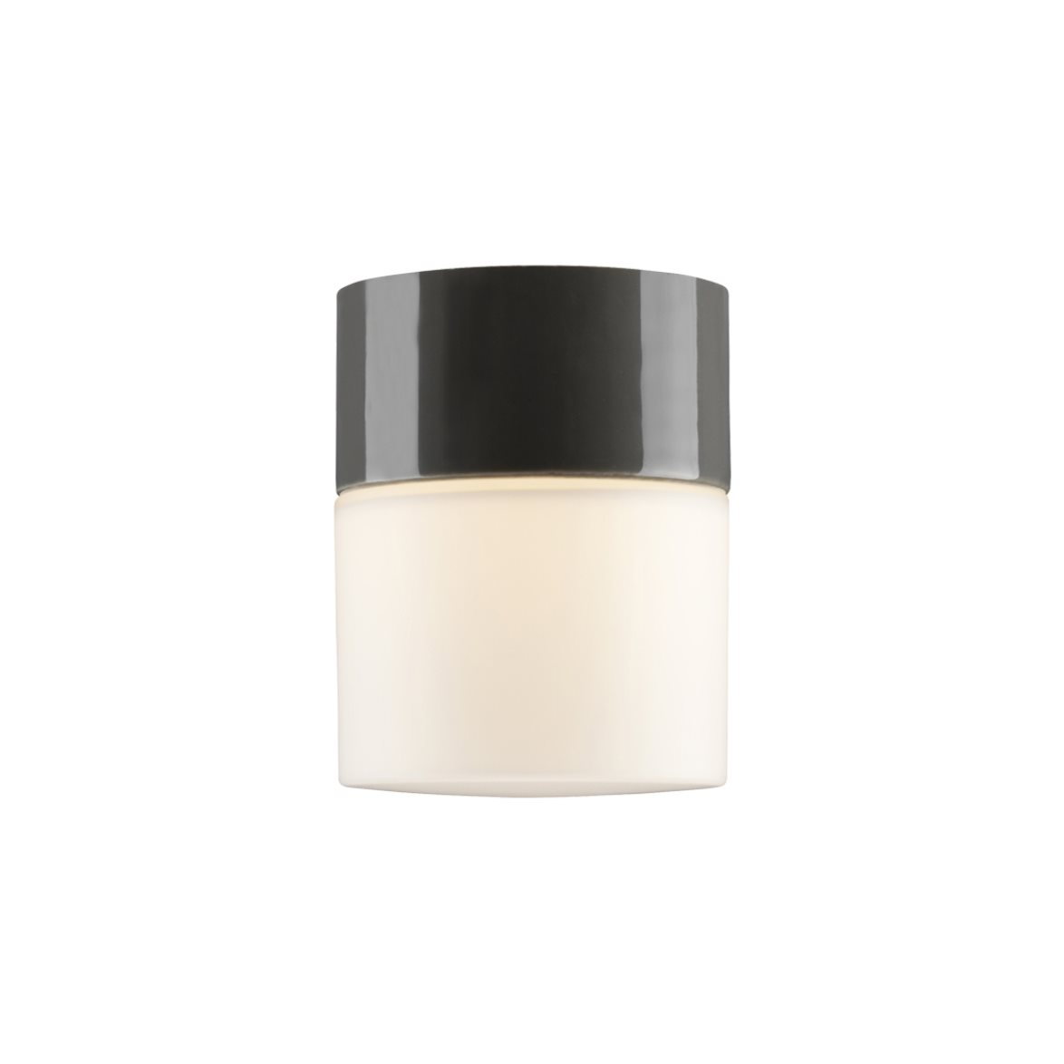 IFÖ Electric Opus plafond 100/125, grå/opal | Badrumsbelysning - Taklampor badrum | Lampspecialisterna