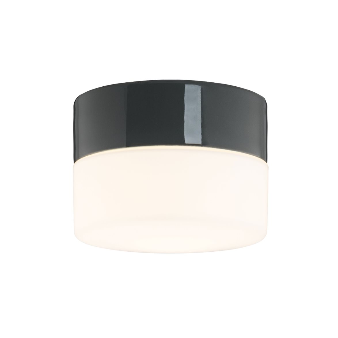 IFÖ Electric Opus plafond 140/100, grå/opal | Badrumsbelysning - Taklampor badrum | Lampspecialisterna