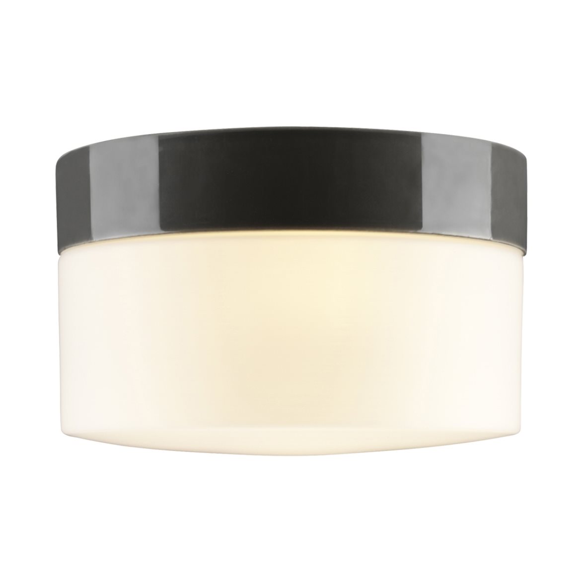 IFÖ Electric Opus plafond 200/131, grå/opal | Badrumsbelysning - Taklampor badrum | Lampspecialisterna