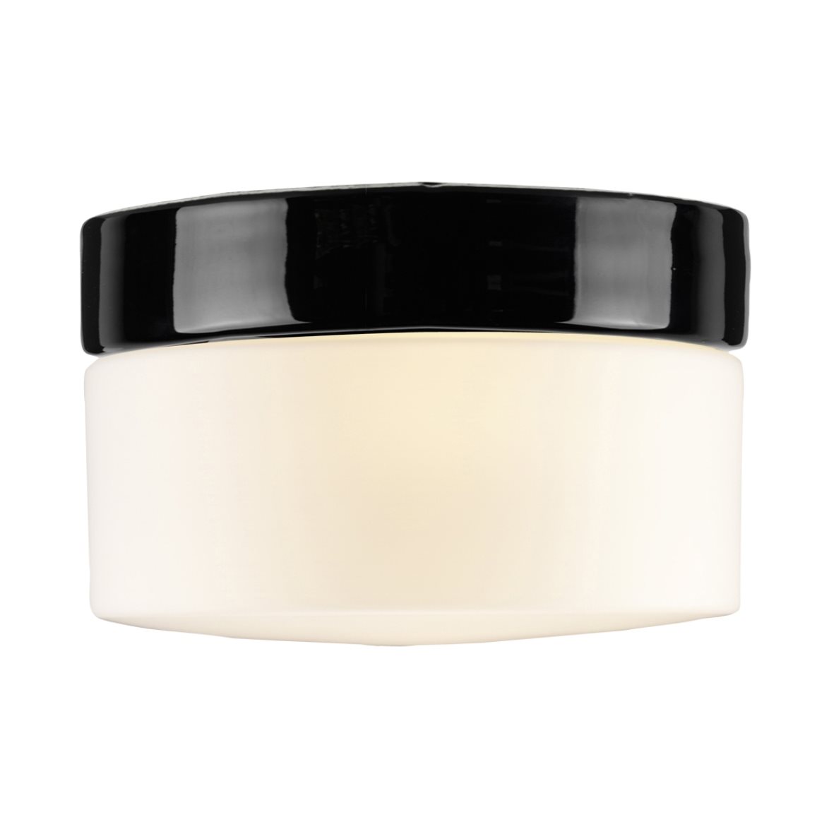 IFÖ Electric Opus plafond 200/131, svart/opal | Badrumsbelysning - Taklampor badrum | Lampspecialisterna