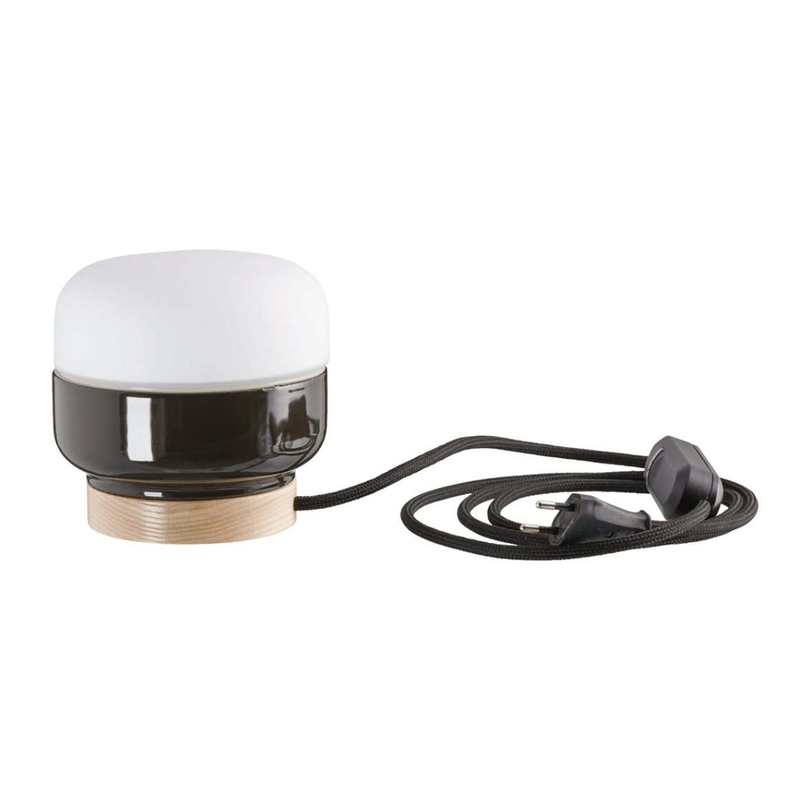 IFÖ Electric Ohm bordslampa 140 matt opal H135 svart | Inomhusbelysning - Bordslampor - Bordslampor Interiör | Lampspecialisterna