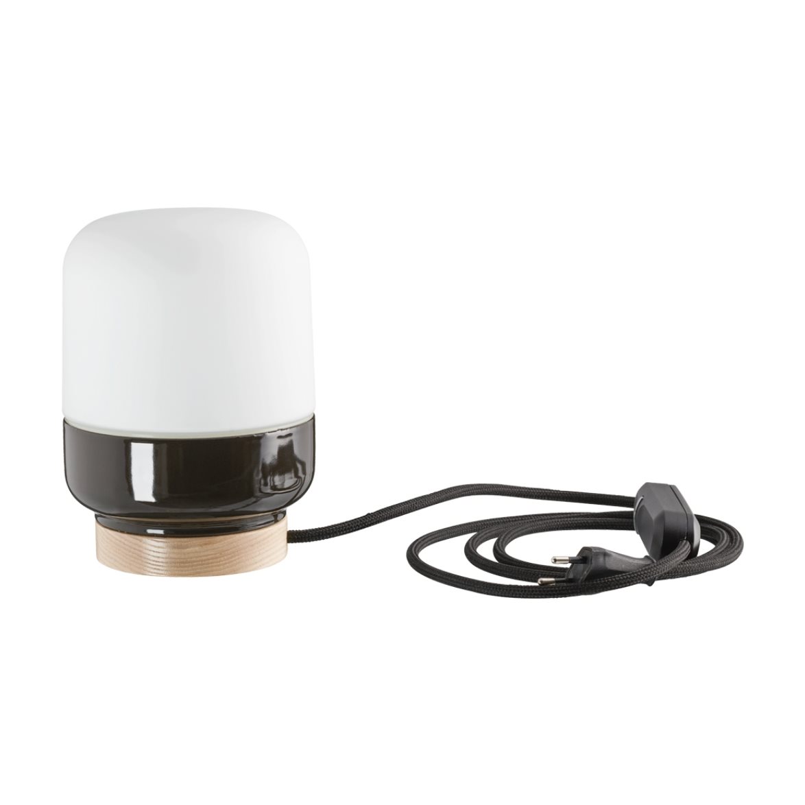 IFÖ Electric Ohm bordslampa 140 matt opal H190 svart | Inomhusbelysning - Bordslampor - Bordslampor Interiör | Lampspecialisterna