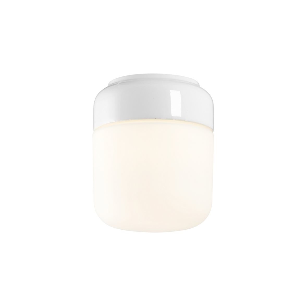 IFÖ Electric Plafond/vägg Ohm 140 matt opalglas H170 vit | Badrumsbelysning - Taklampor badrum | Lampspecialisterna