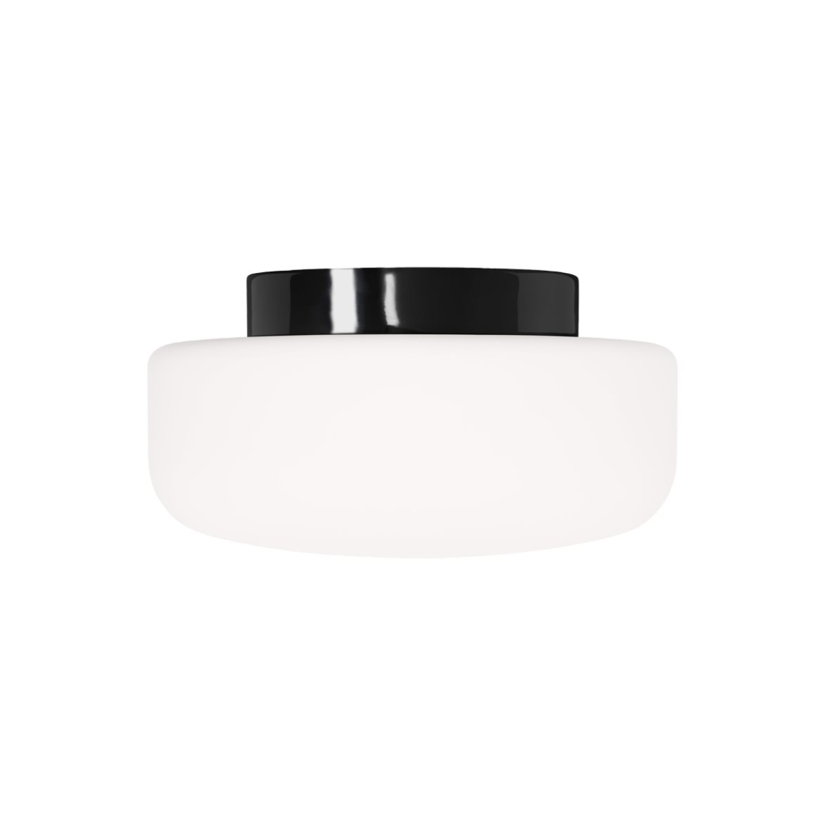 IFÖ Electric Plafond/vägg Solenne Ø320 svart | Badrumsbelysning - Taklampor badrum | Lampspecialisterna