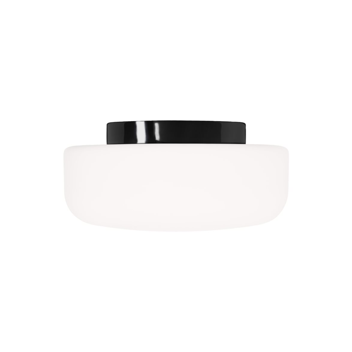 IFÖ Electric Plafond/vägg Solenne Ø360 svart | Badrumsbelysning - Taklampor badrum | Lampspecialisterna
