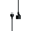Skarvsladd E1 Jet Black 2m