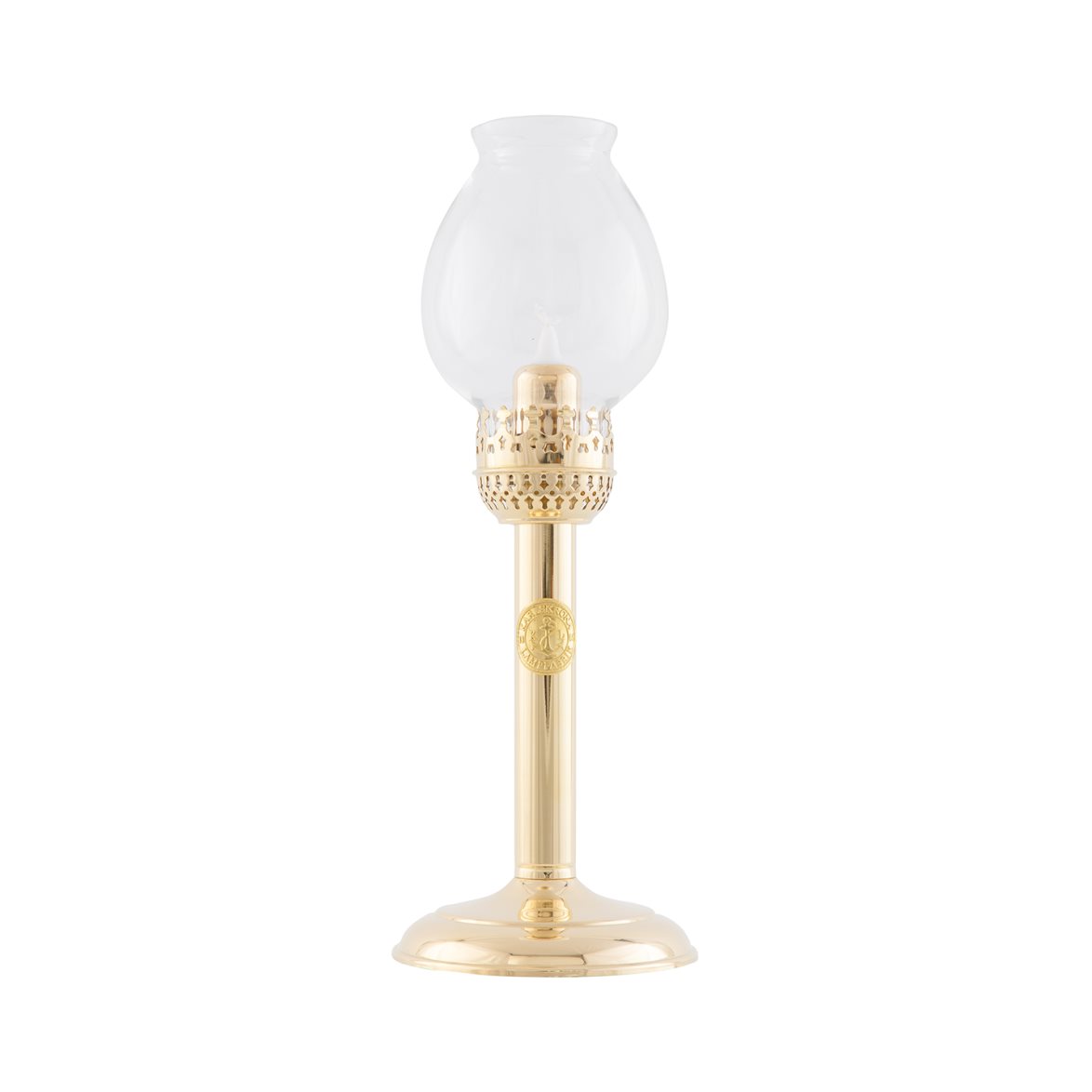 Karlskrona Lampfabrik Karlskronalykta, mässing 32cm | Övrigt - Fotogenlampor | Lampspecialisterna