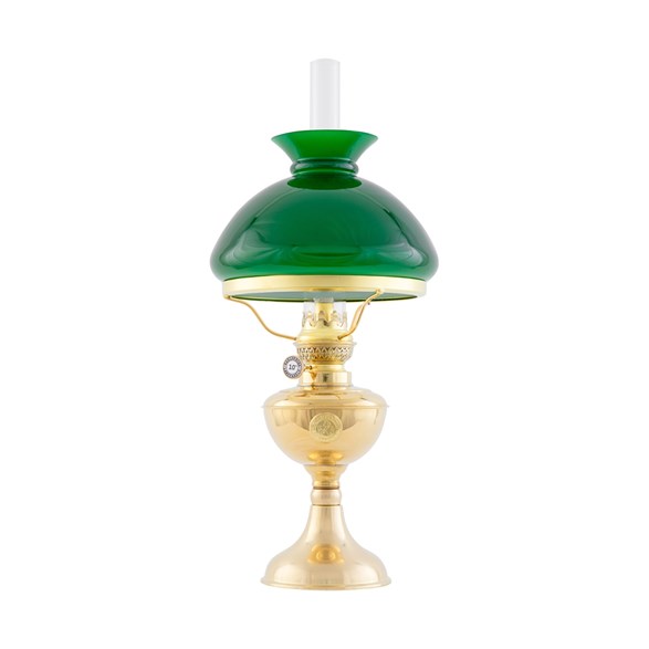 Arnö fotogenlampa, mässing
