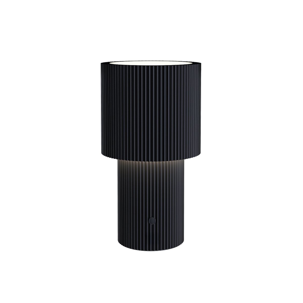 Herstal Bordslampa Iluma portabel jet black