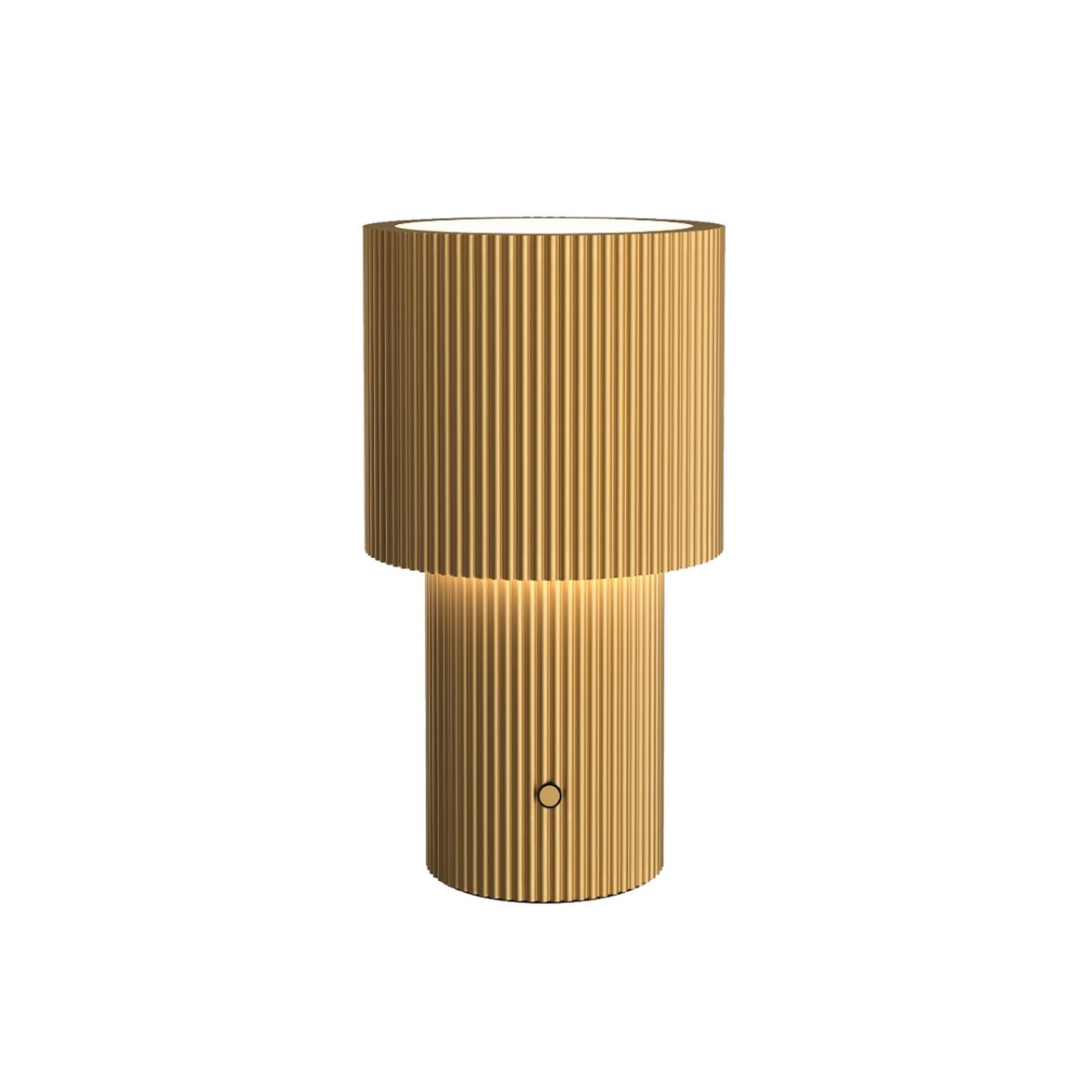 Herstal Iluma table lamp Portable Gold anodized