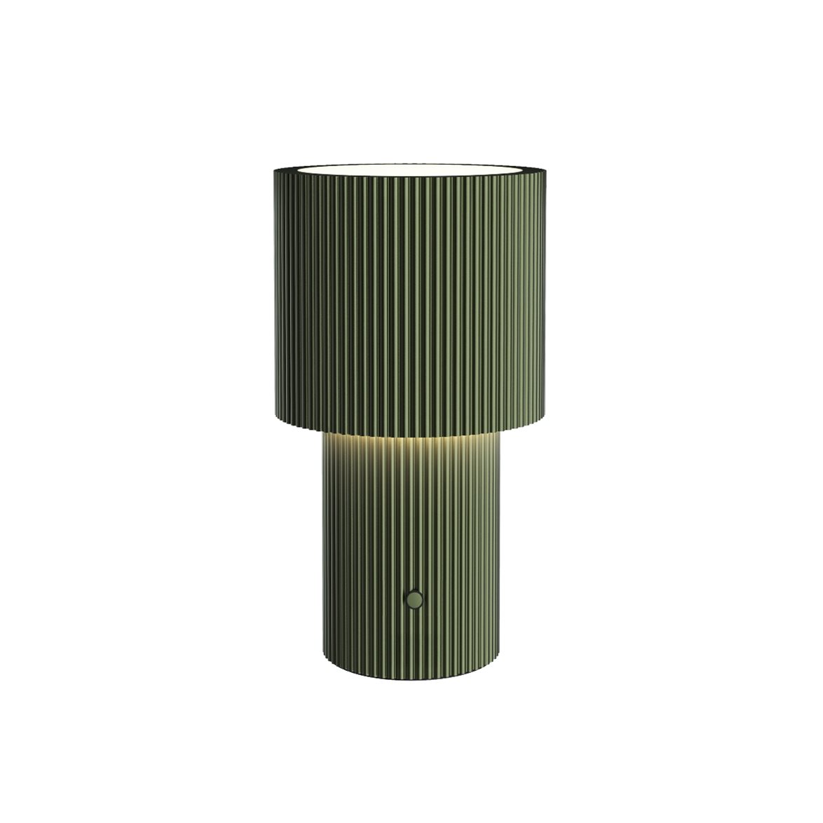 Herstal Bordslampa Iluma portabel olivgr&ouml;n
