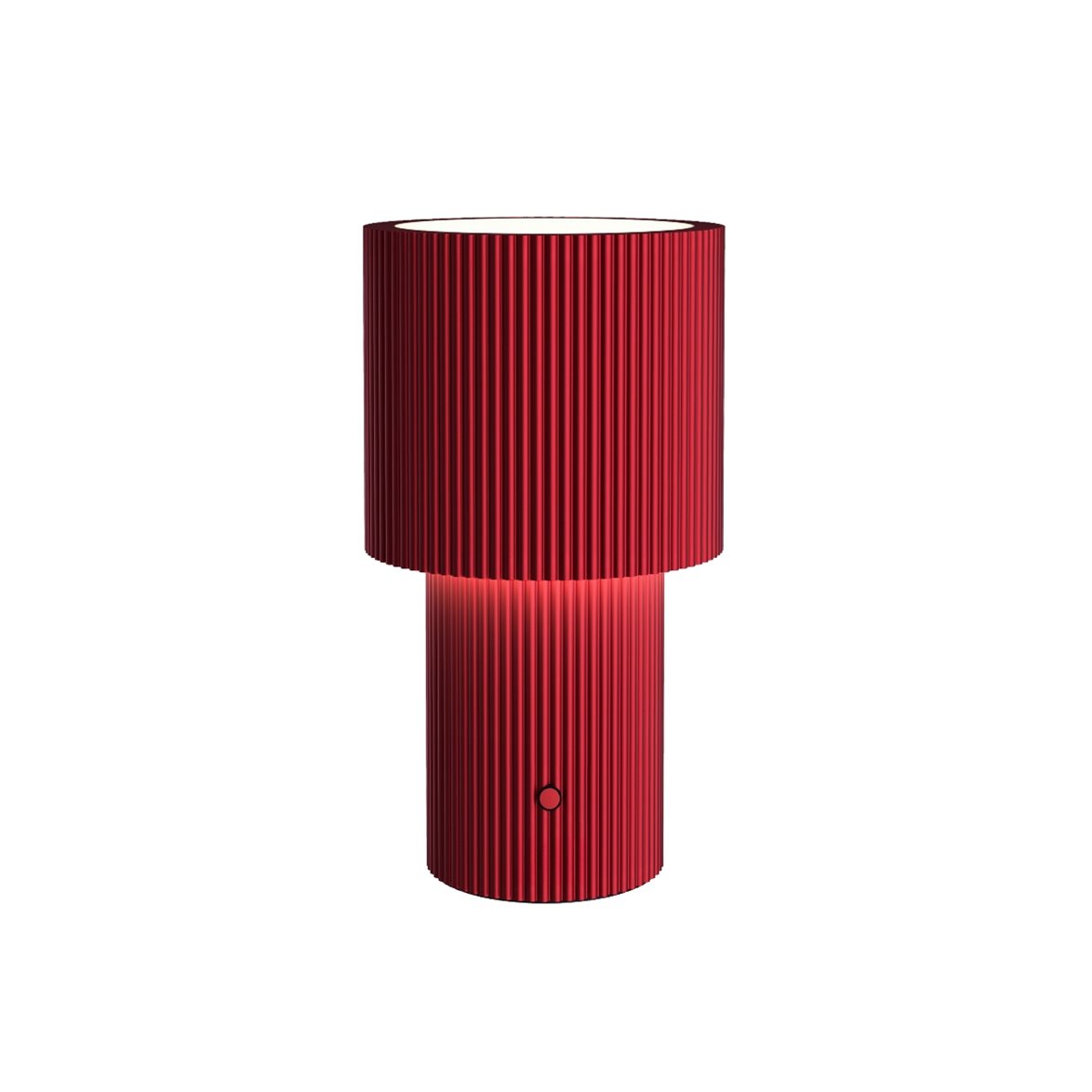 Herstal Bordslampa Iluma portabel r&ouml;d