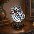 Uggla bordslampa Blå