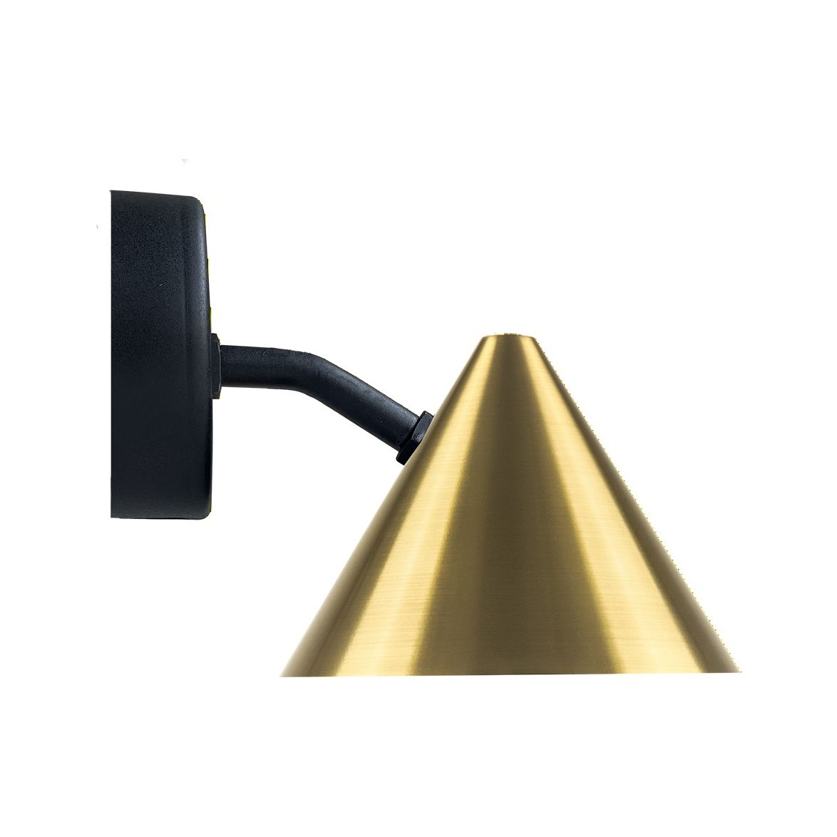 Westal Vägglampa Tratt Micro IP23 Mässing | Utomhusbelysning - Fasadbelysning | Lampspecialisterna