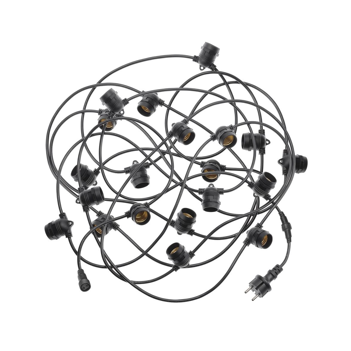 Unison Ljusslinga IP44 Svart 10m | Övrigt - Inredning - Slingor | Lampspecialisterna
