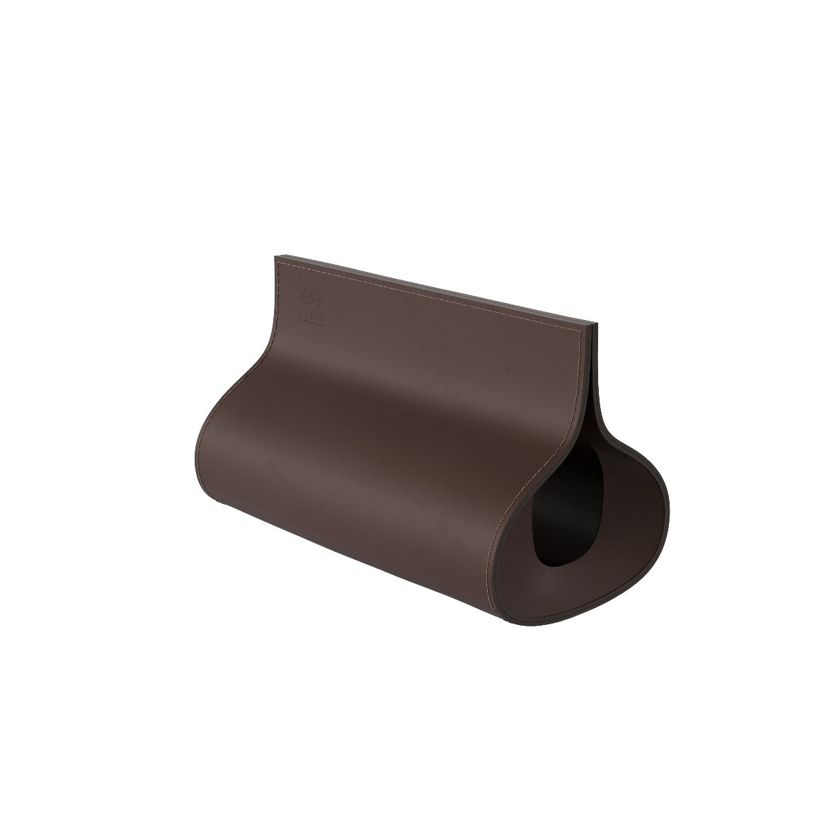 Leather kabelbox Chocolate S | Eltillbehör - Kabelsamlare | Lampspecialisterna