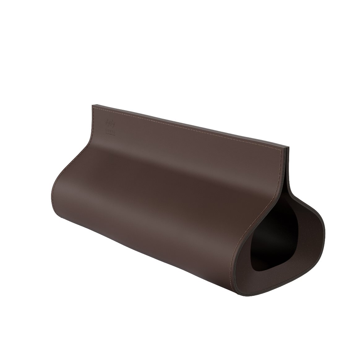 Leather kabelbox Chocolate M | Eltillbehör - Kabelsamlare | Lampspecialisterna