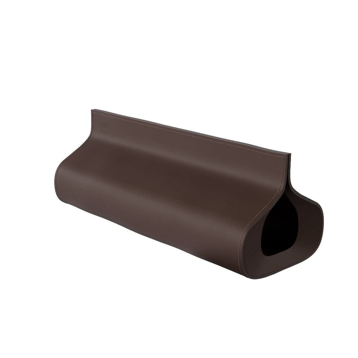 Leather kabelbox Chocolate L | Eltillbehör - Kabelsamlare | Lampspecialisterna