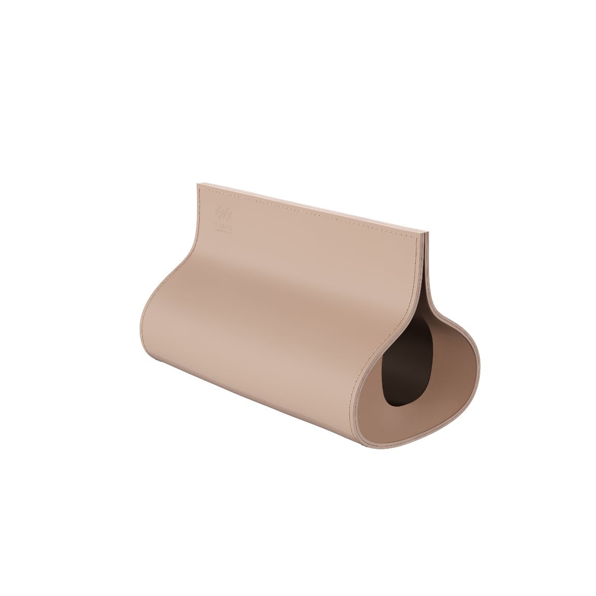 Leather kabelbox Crude Nature S | Eltillbehör - Kabelsamlare | Lampspecialisterna