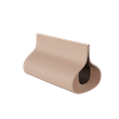 Leather kabelbox Crude Nature S