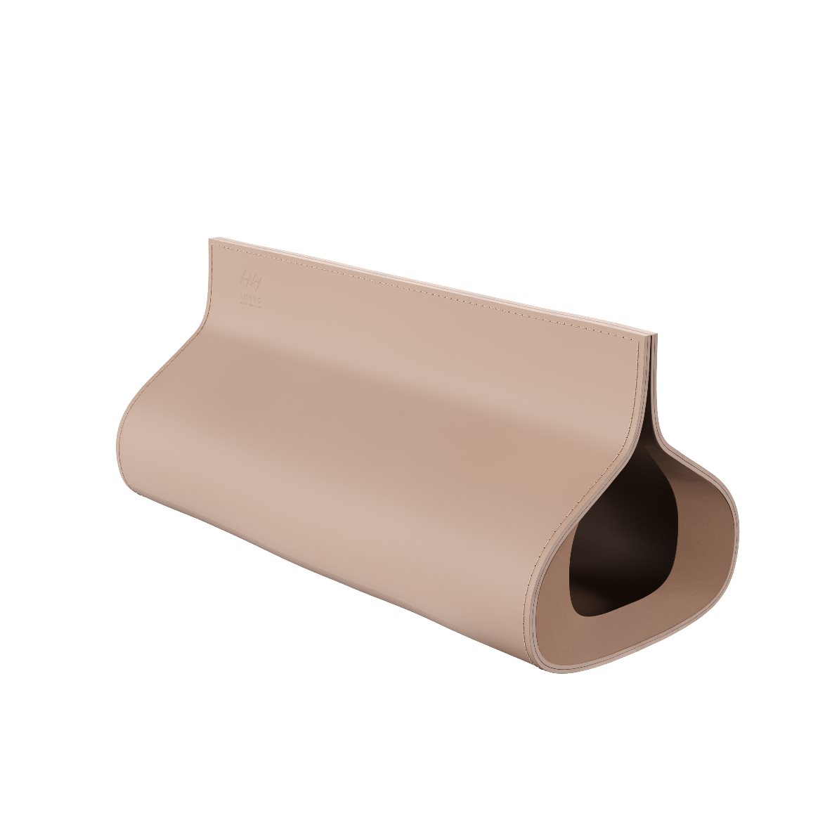 Leather kabelbox Crude Nature M | Eltillbehör - Kabelsamlare | Lampspecialisterna