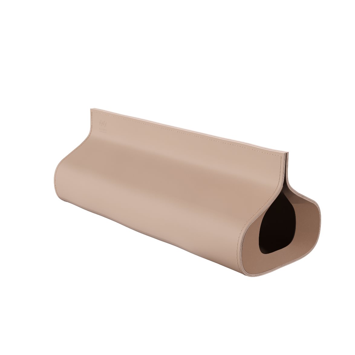 Leather kabelbox Crude Nature L | Eltillbehör - Kabelsamlare | Lampspecialisterna