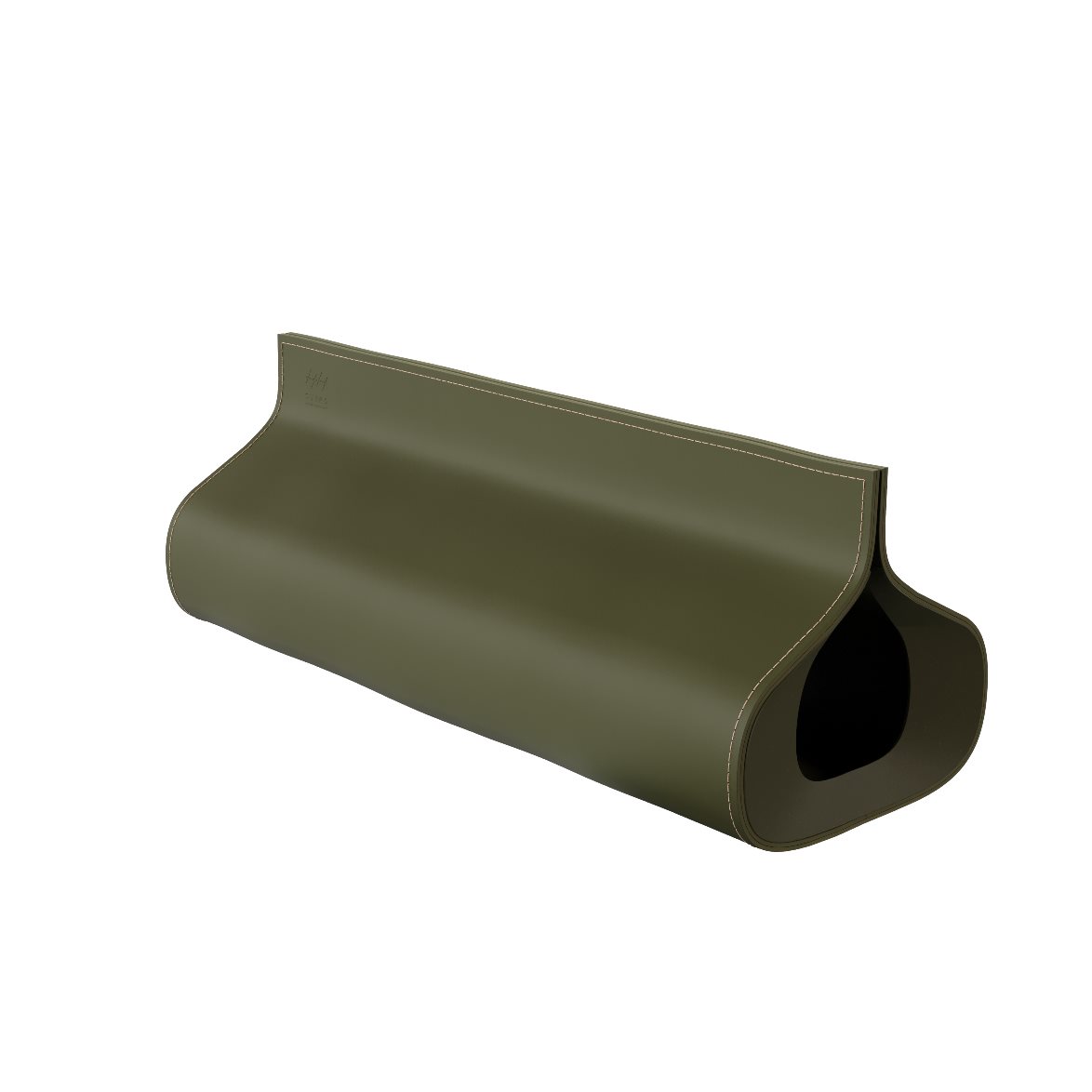 Leather kabelbox Grass Green L | Eltillbehör - Kabelsamlare | Lampspecialisterna