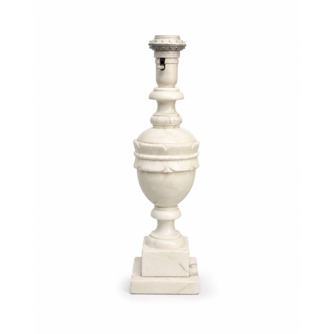 Vintage by Bright 1-2-3 Lampfot Vit, Marmor 39cm