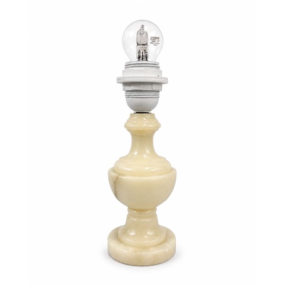 Lampfot Vit, Marmor 22cm