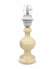 Lampfot Vit, Marmor 22cm