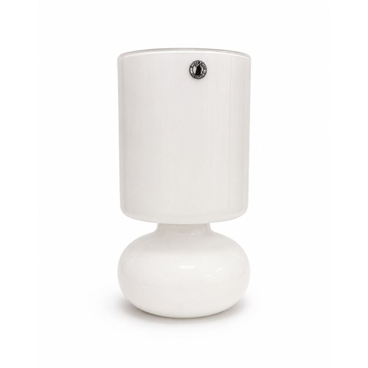 Vintage by Bright 1-2-3 Bordslampa Vit, Glas 25cm