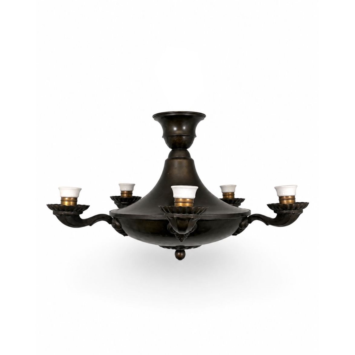 Vintage by Bright 1-2-3 Ampel Svart Metall Taklampa 5-Arm