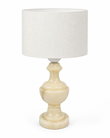 Lampfot Vit, Marmor 22cm