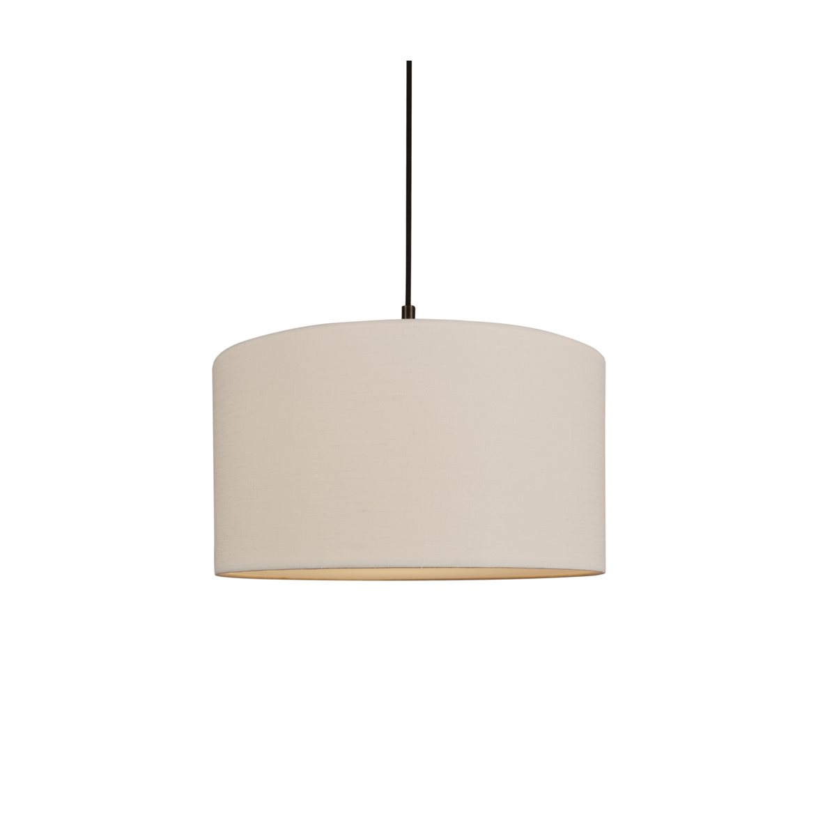 Belid Pendel Soft Ø44 linne vit/metallic bronze