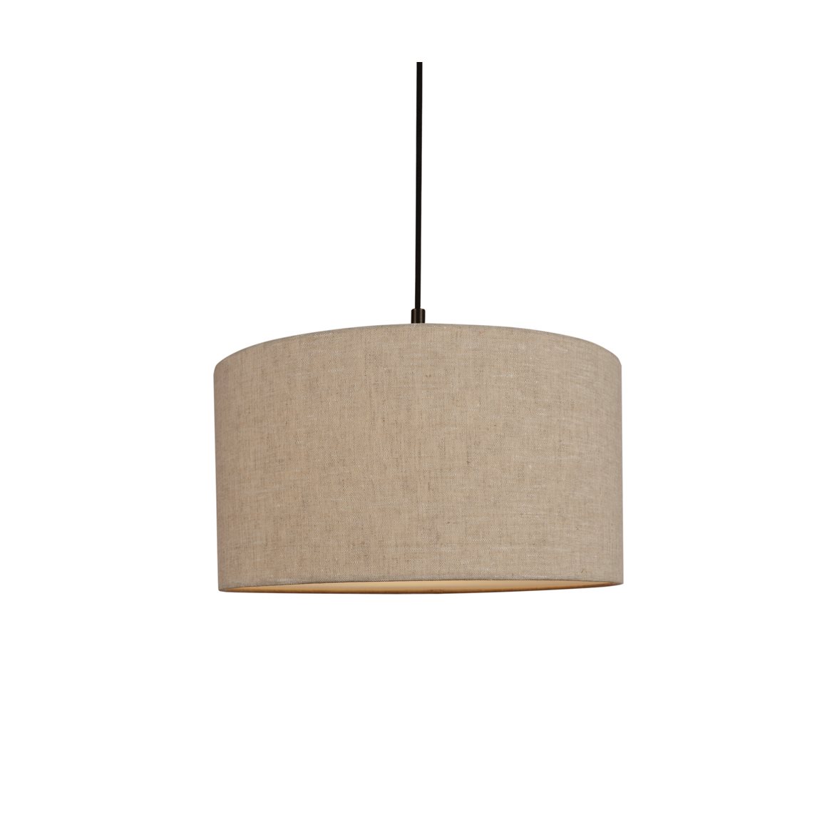 Belid Pendel Soft Ø44 linne natur/metallic bronze