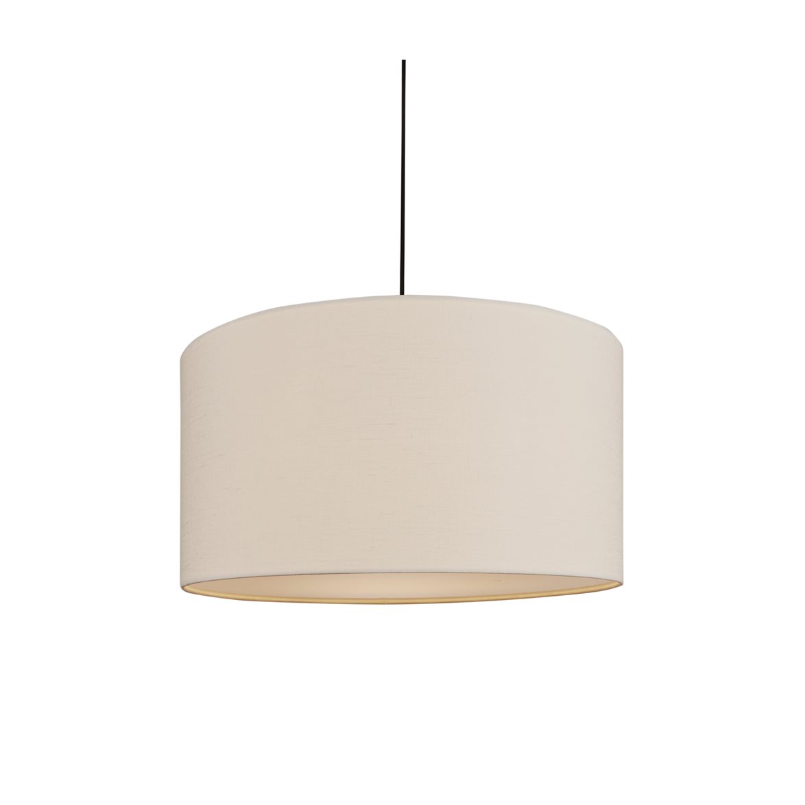 Belid Pendel Soft Ø60 linne vit/metallic bronze
