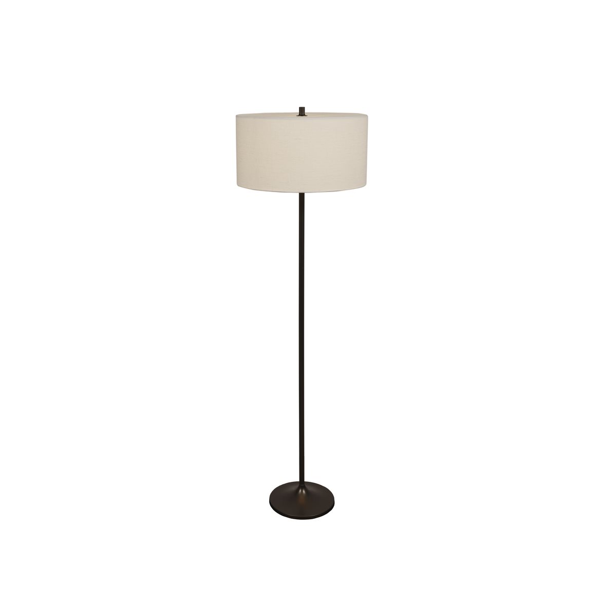 Belid Golvlampa Soft &Oslash;44 linne vit/metallic bronze
