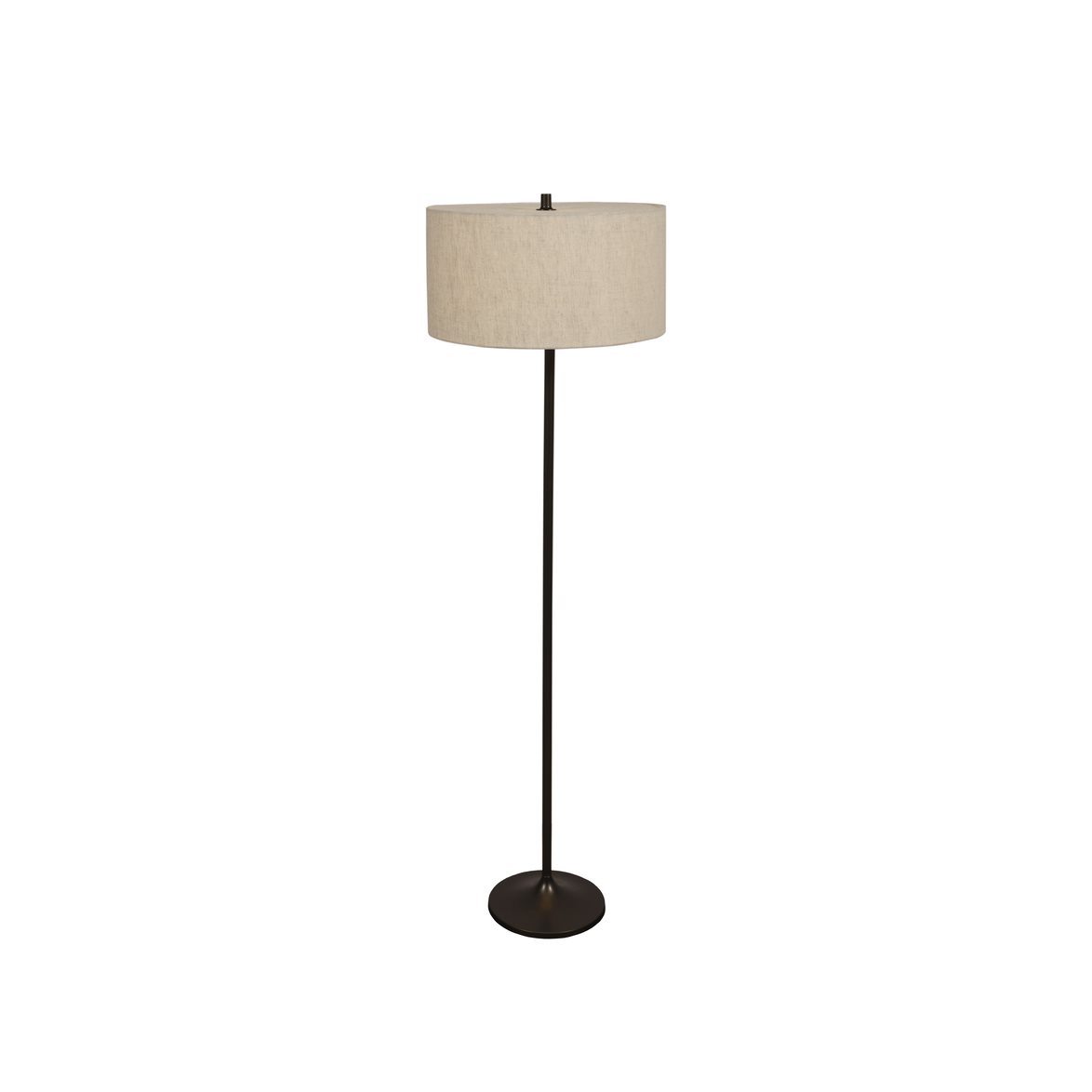 Belid Golvlampa Soft &Oslash;44 linne natur/metallic bronze