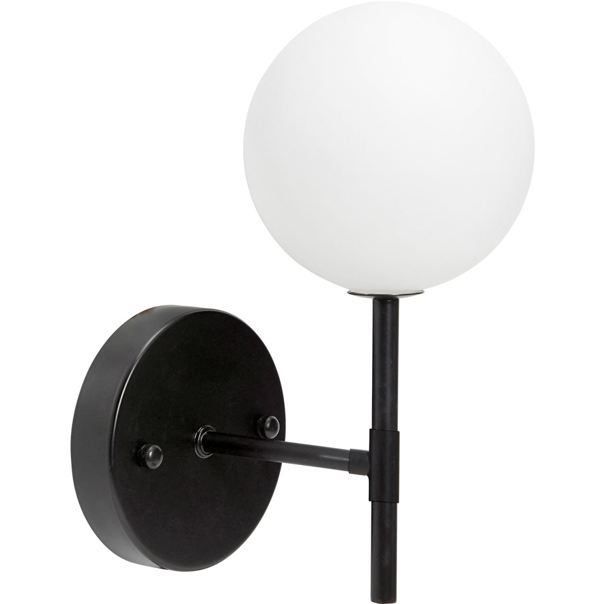 PR Home Sigma S vägglampa Svart Opal, 25cm | Badrumsbelysning | Lampspecialisterna