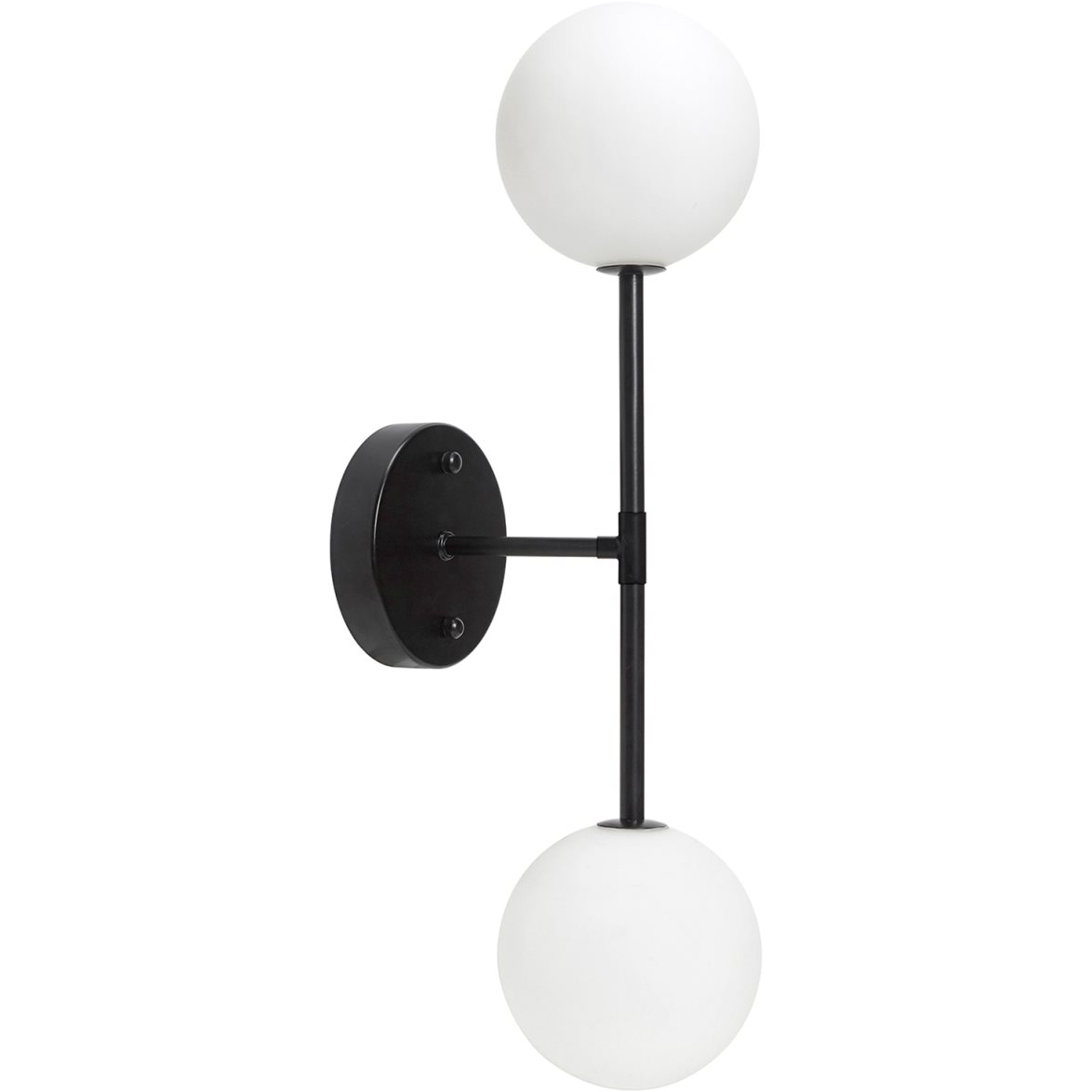 PR Home Sigma D vägglampa Svart Opal, 49cm | Badrumsbelysning | Lampspecialisterna
