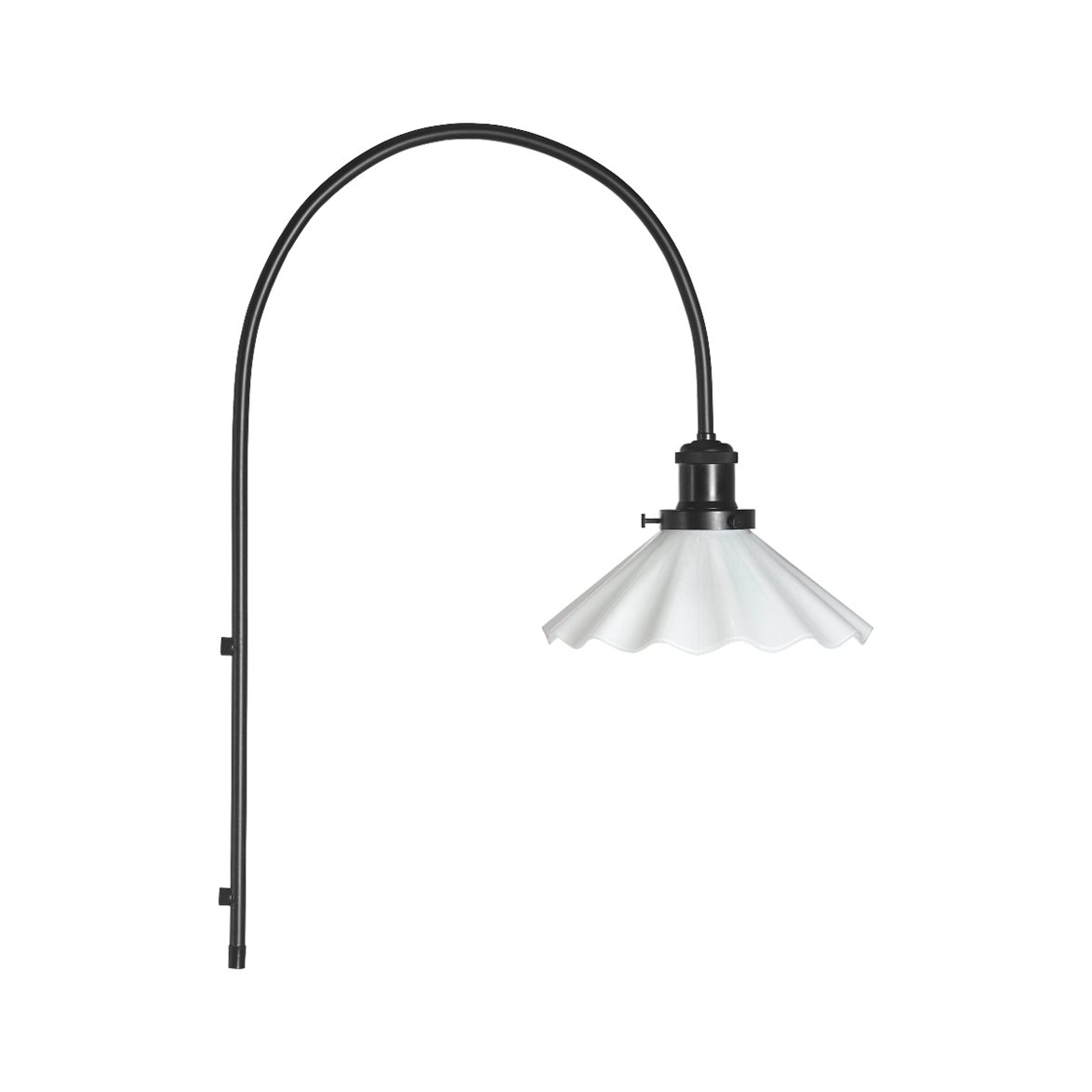 PR Home August Vägglampa Opal Veckad 25cm | Inomhusbelysning - Vägglampor - Vägglampor Interiör | Lampspecialisterna