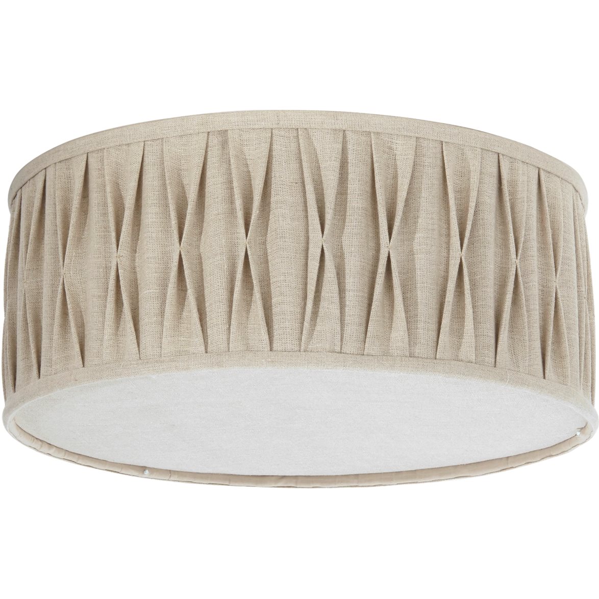 PR Home Plafond Plissé Stygn Natur 45cm | Inomhusbelysning - Taklampor - Plafonder | Lampspecialisterna