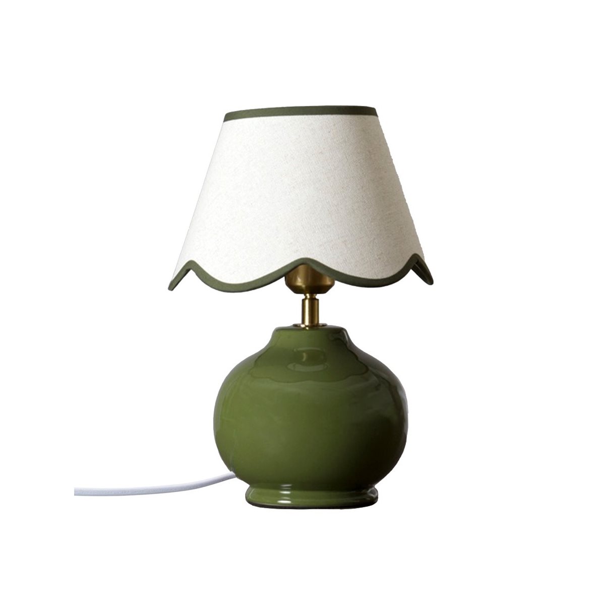 PR Home Nell bordslampa Mossa grön, 34cm | Inomhusbelysning - Bordslampor - Bordslampor Interiör | Lampspecialisterna