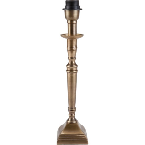 Salong lampfot, antikmässing 33cm