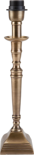 Salong lampfot, antikmässing 33cm