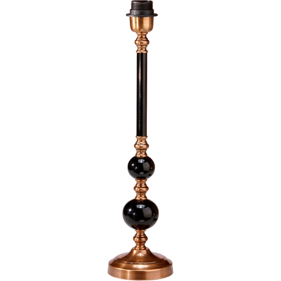 PR Home Abbey Lampfot Svart/Antikmäss 50cm | Inomhusbelysning - Bordslampor - Lampfötter | Lampspecialisterna