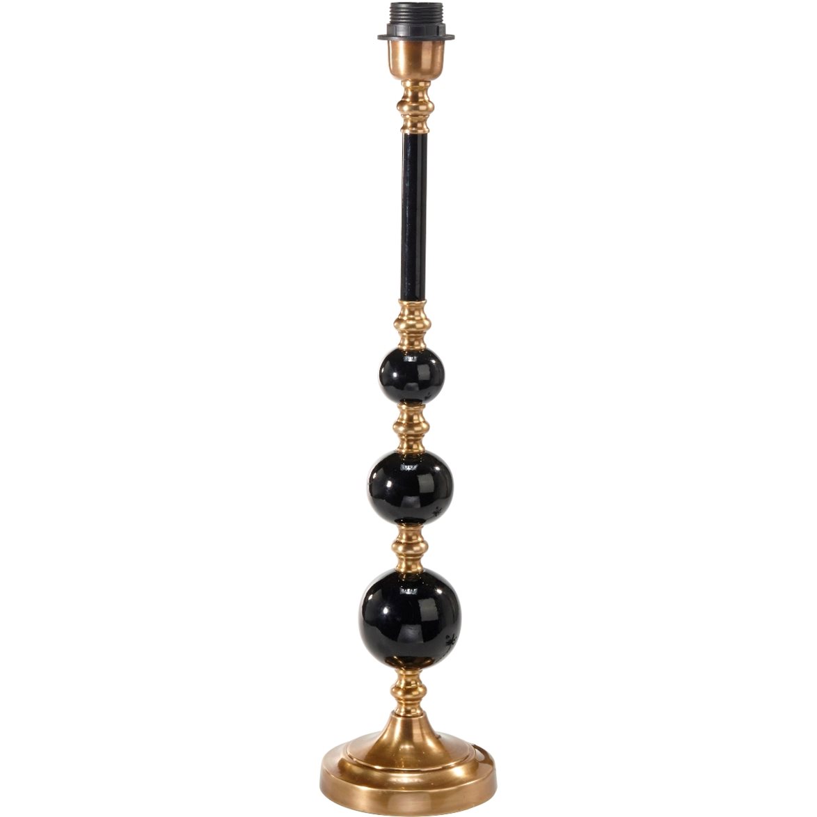 PR Home Abbey Lampfot Svart/Antikmäss 60cm | Inomhusbelysning - Bordslampor - Lampfötter | Lampspecialisterna