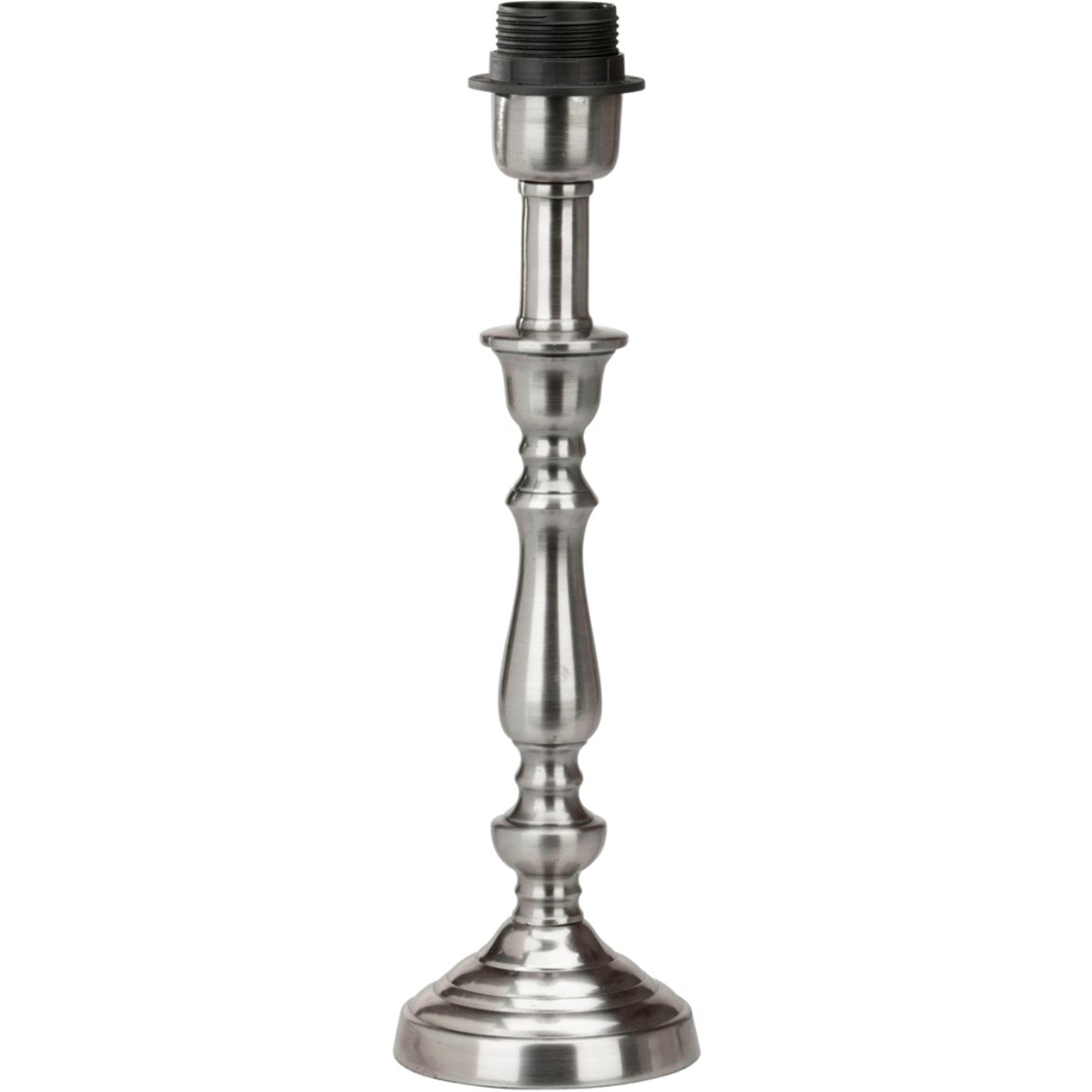PR Home Therese Lampfot Antiksilver 34cm